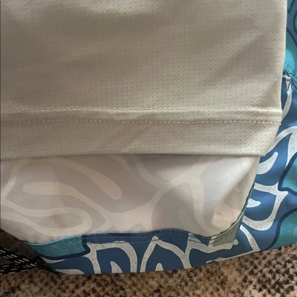 Hurley Blue Tropical Leaf Swim Shorts